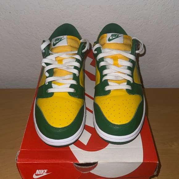 ✅NWT BRAND NEW NIKE DUNK LOW BRAZIL SHOES SIZE 9.5 - Picture 3 of 11
